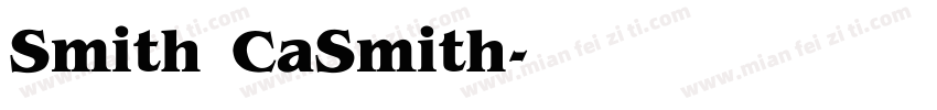 Smith CaSmith字体转换